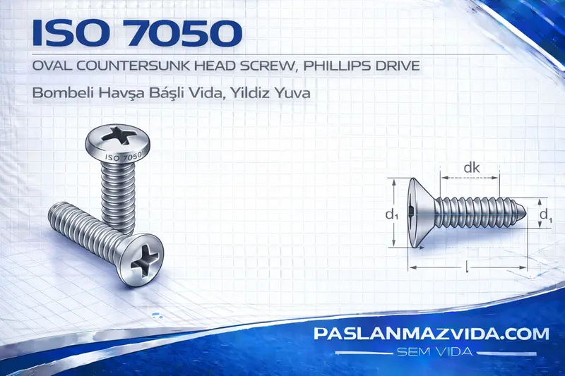 ISO-7050 standardına karşılık ürün görseli